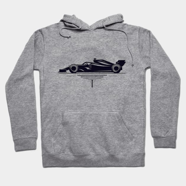 formula 1 car Hoodie by TaevasDesign